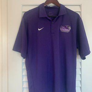 Stonehill Skyhawks Nike collard dry fit shirt